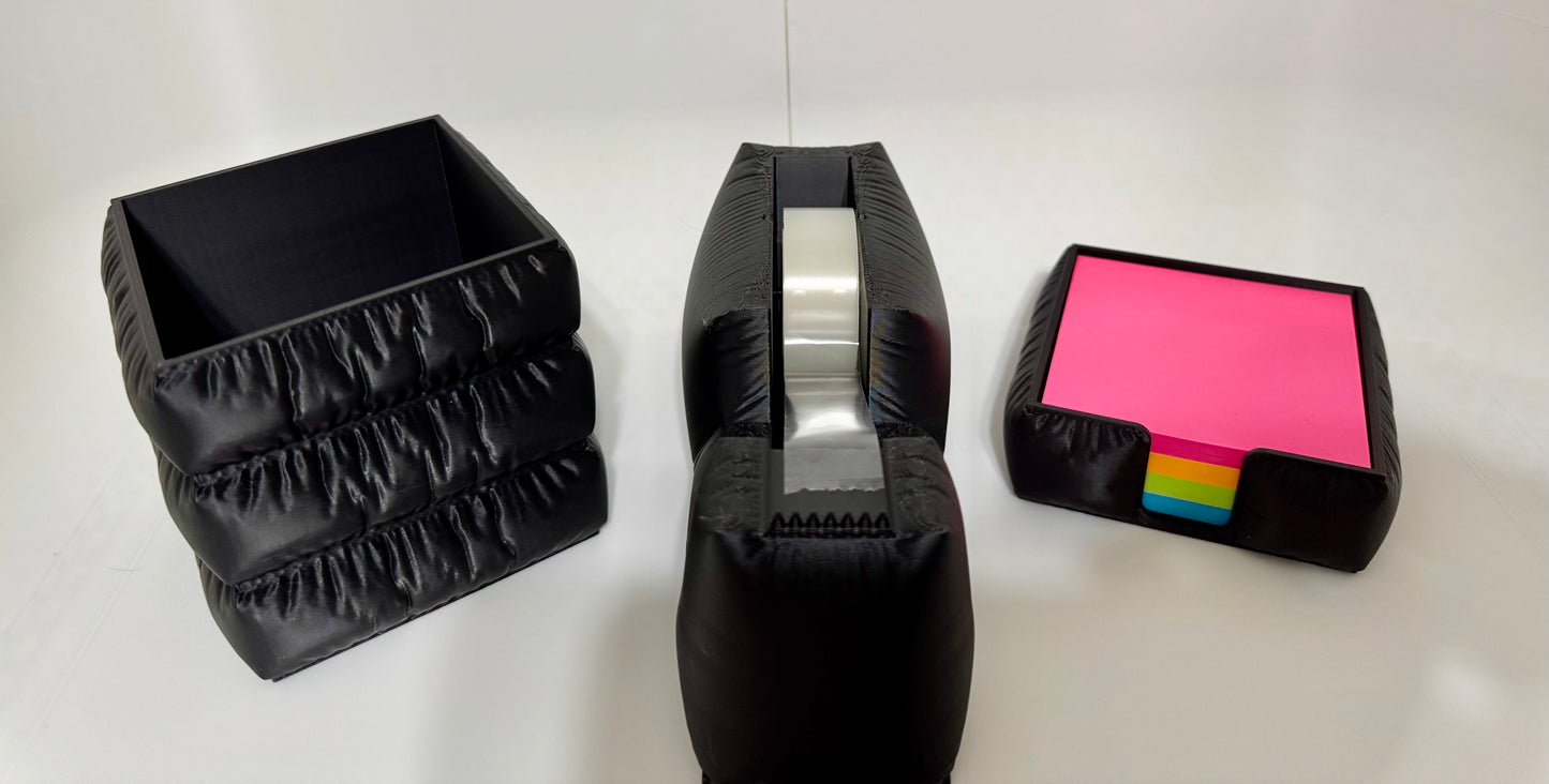 Inflated style desk set