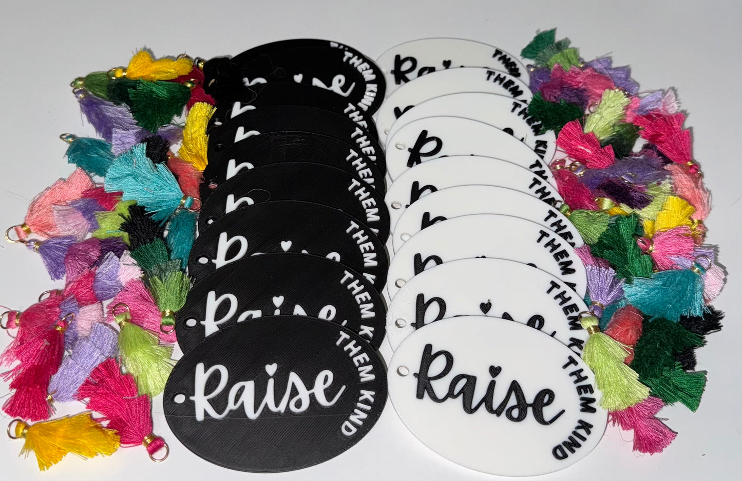 Raise Them Kind Keychain