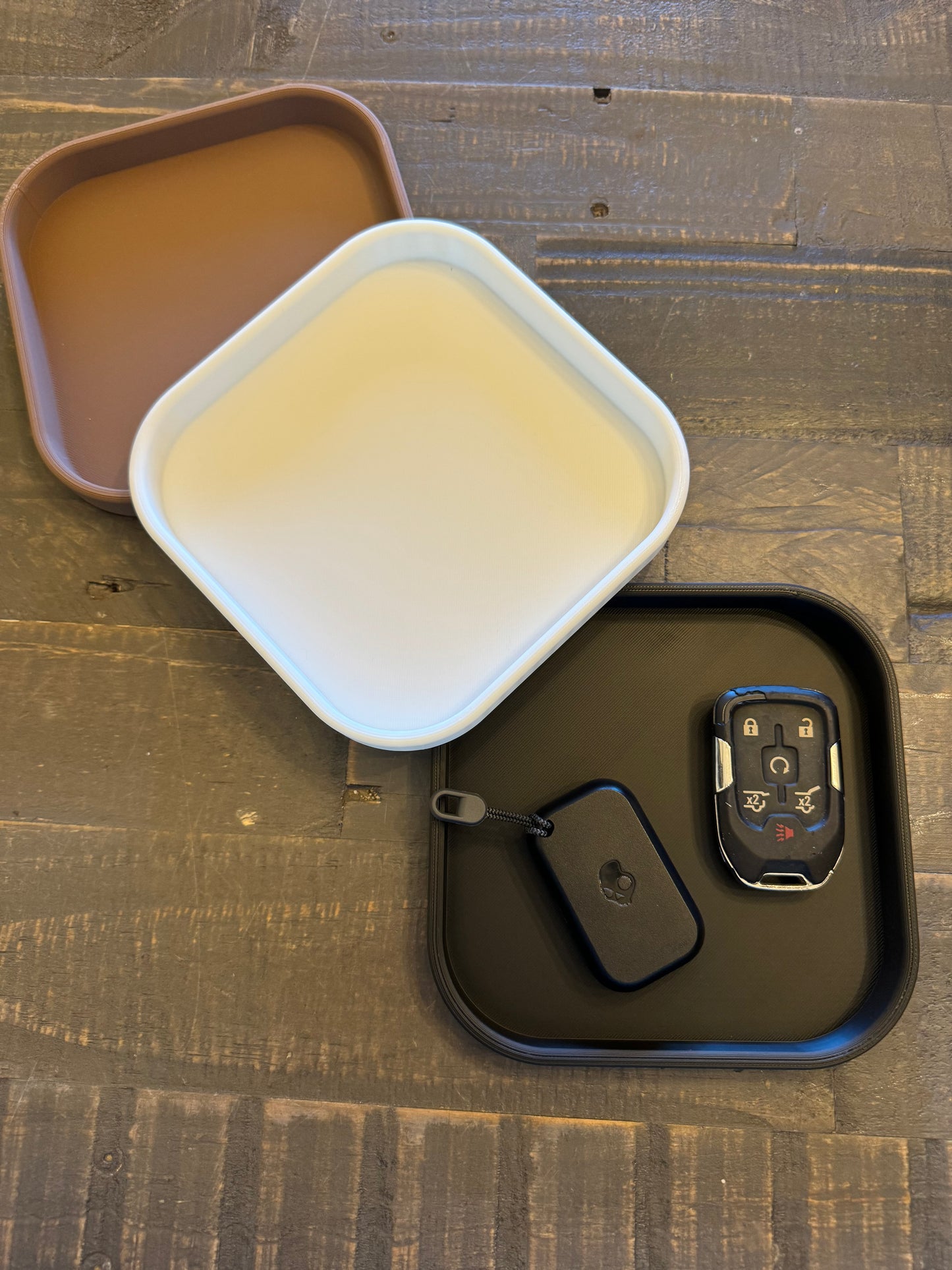 Nightstand Tray, Organizer, Phone and Important Items Holder