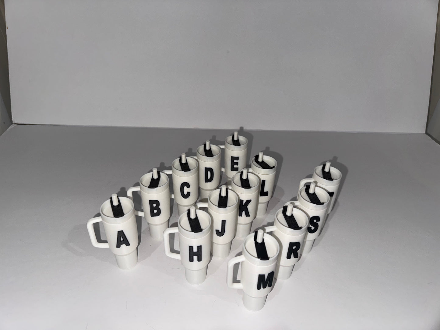 Stanley like, tumbler chapstick holders - Custom Initial